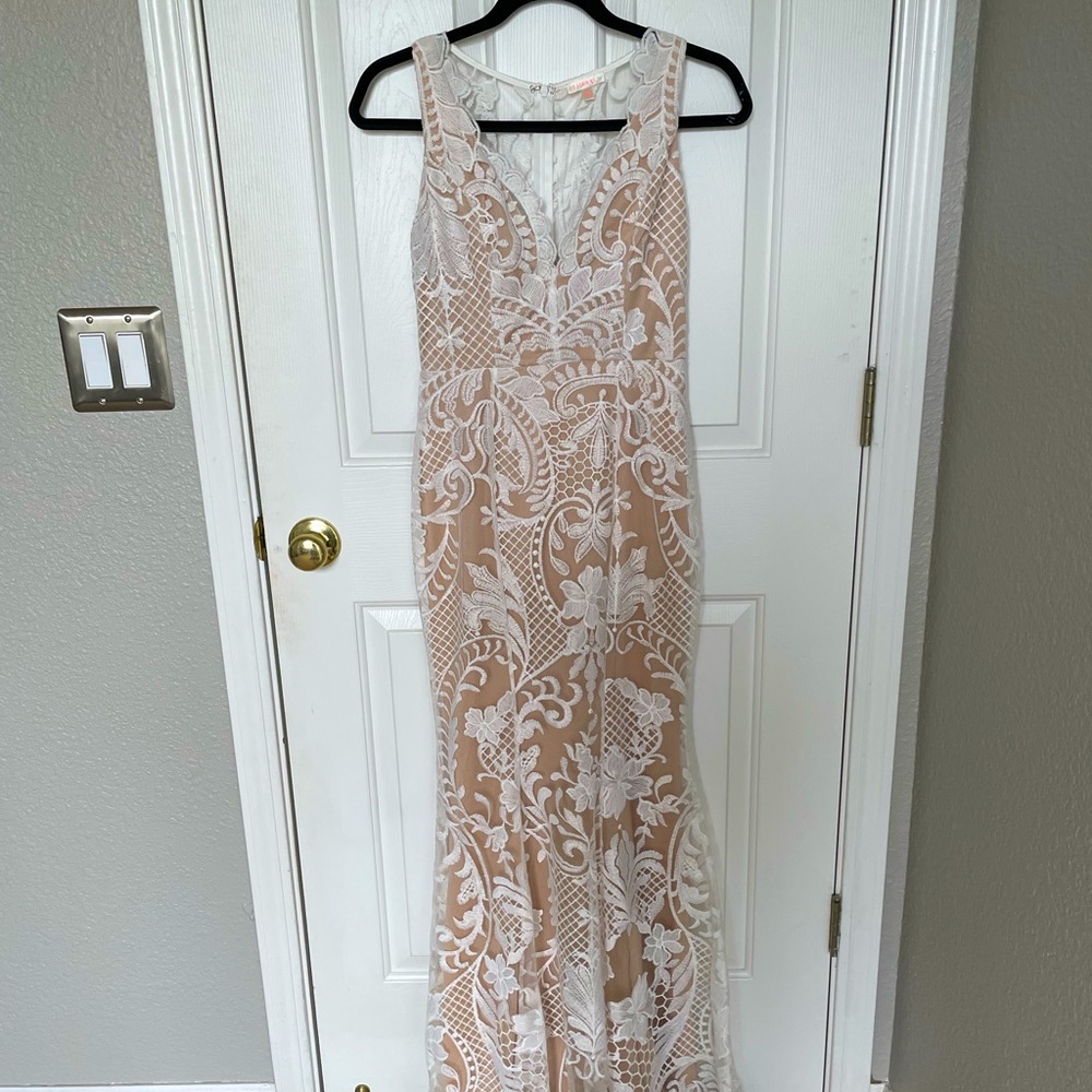 White Luxxel Lace Dress